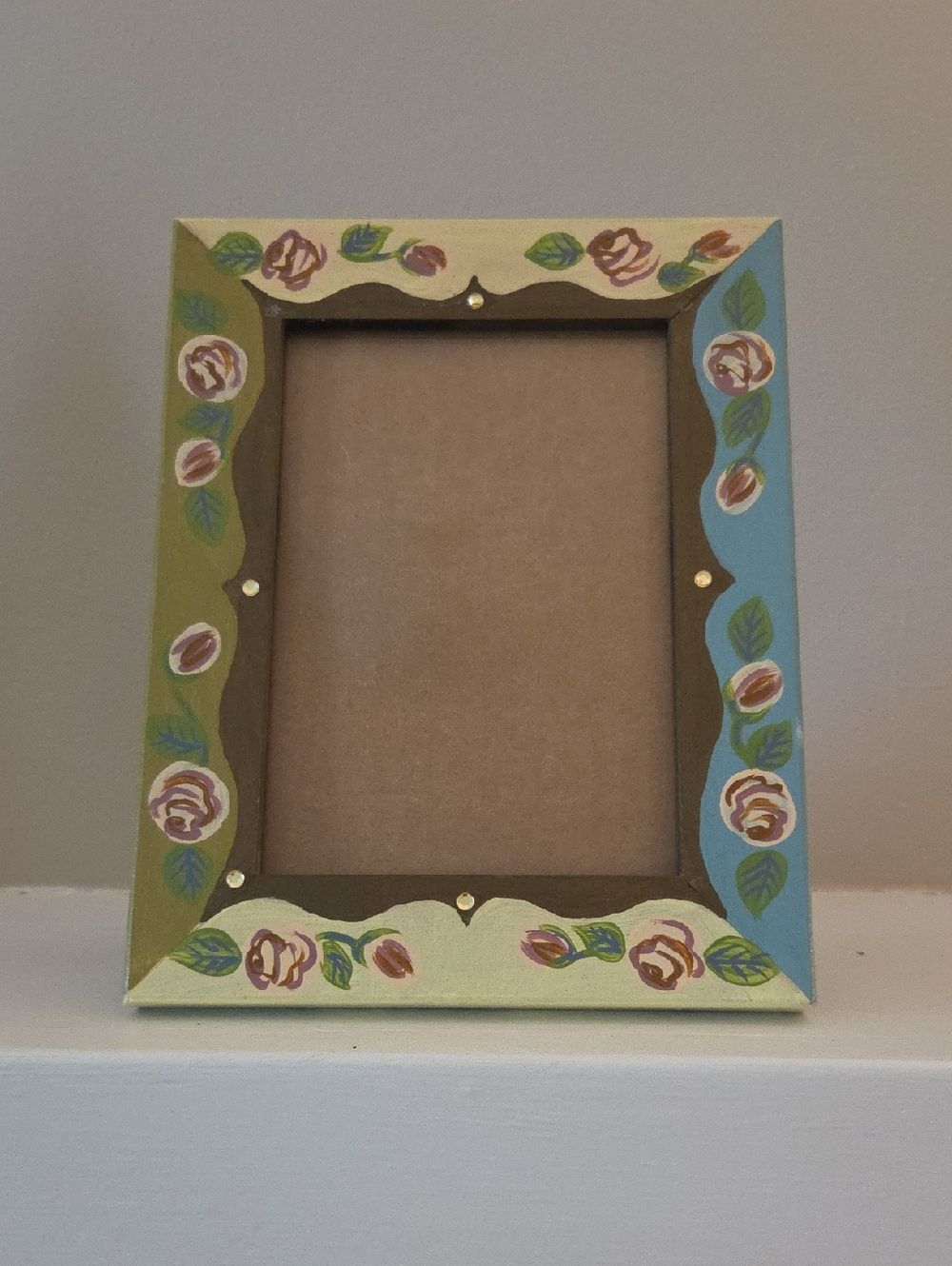 Anita Rosenberg Vintage Handpainted Photo Frame